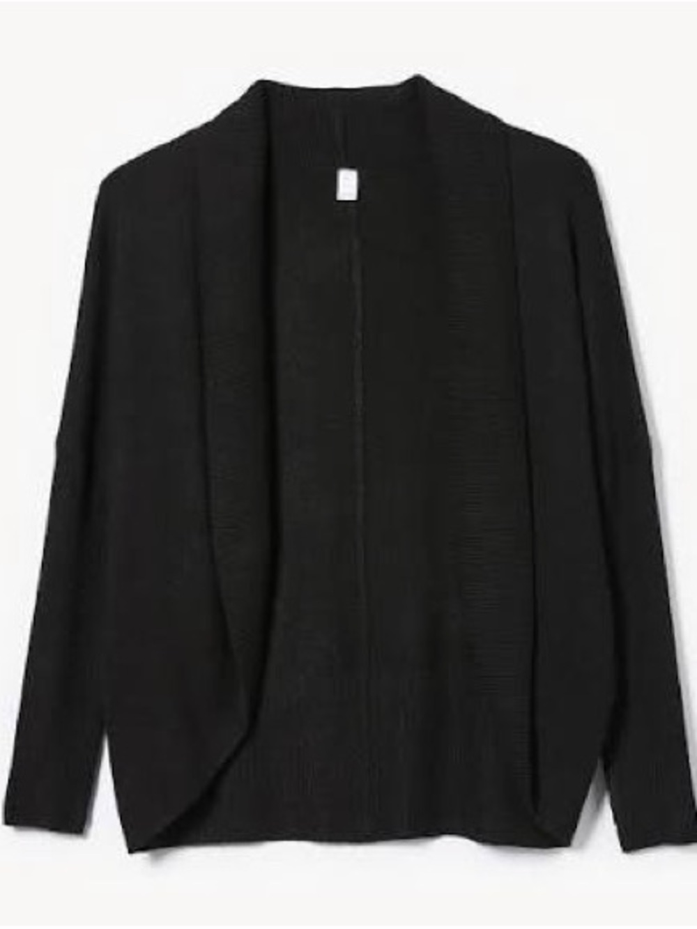 Black Cocoon Open Front Lounge Sweater Joe Fresh
